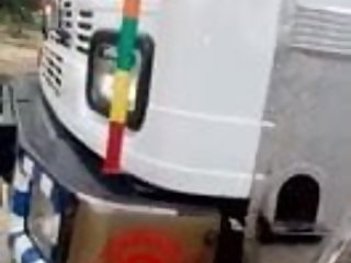 indian truck driver caught fucking a slut in truck
