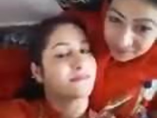 Arab Lesbians Making out and Smoking