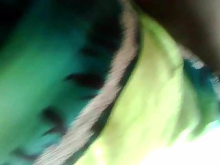 Satin Silk Saree Aunty