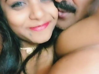 indian young and old couple enjoy