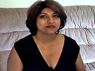 Amateur Indian milf licked and used 2 white men